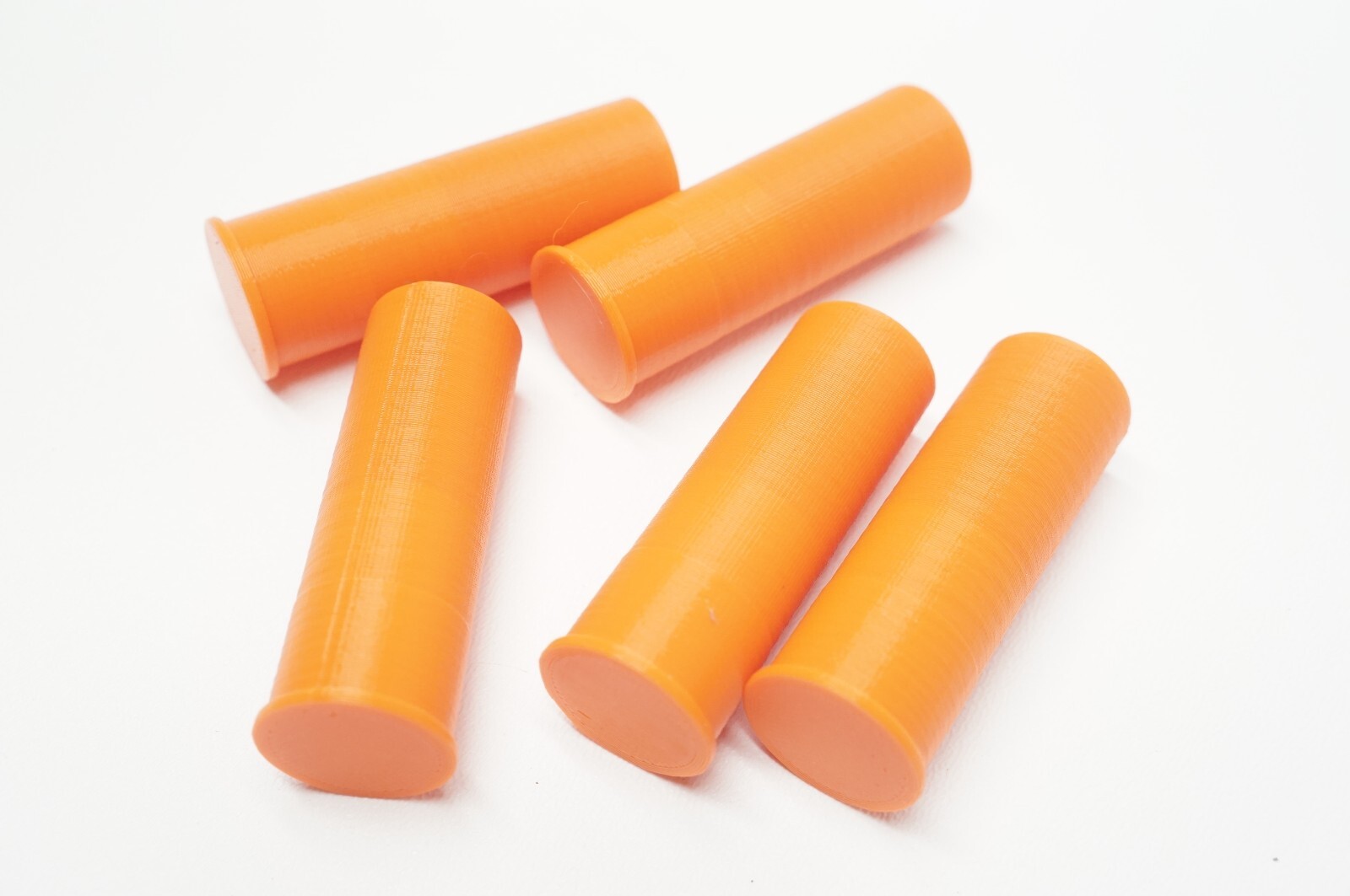 12Ga Snap Caps - Orange Safety Trainer Dummy Rounds 5Pc
