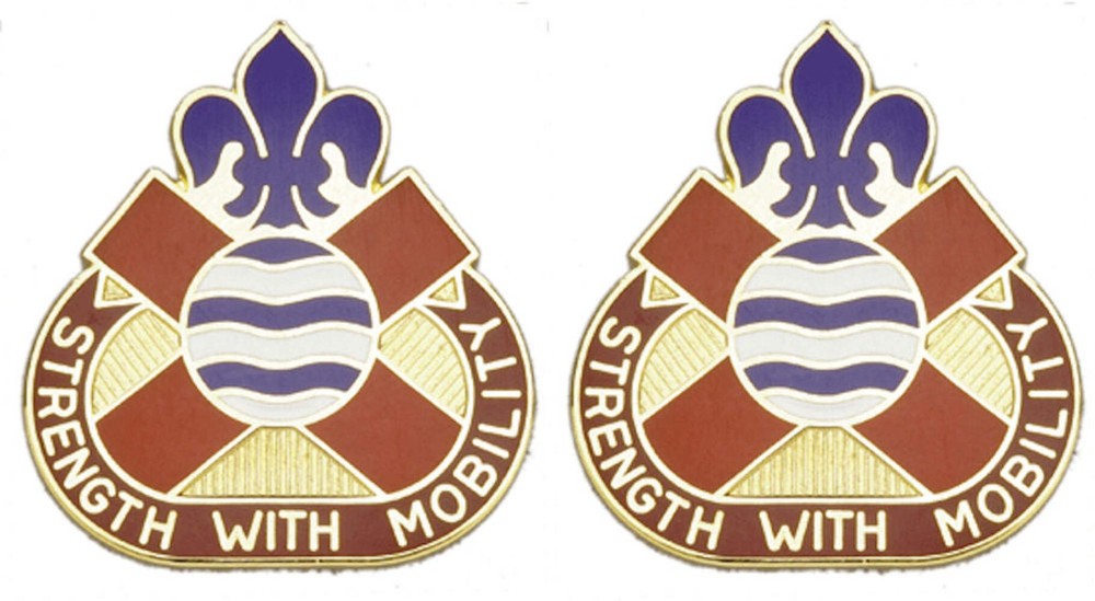 375th TRANSPORTATION GP Distinctive Unit Insignia - Pair