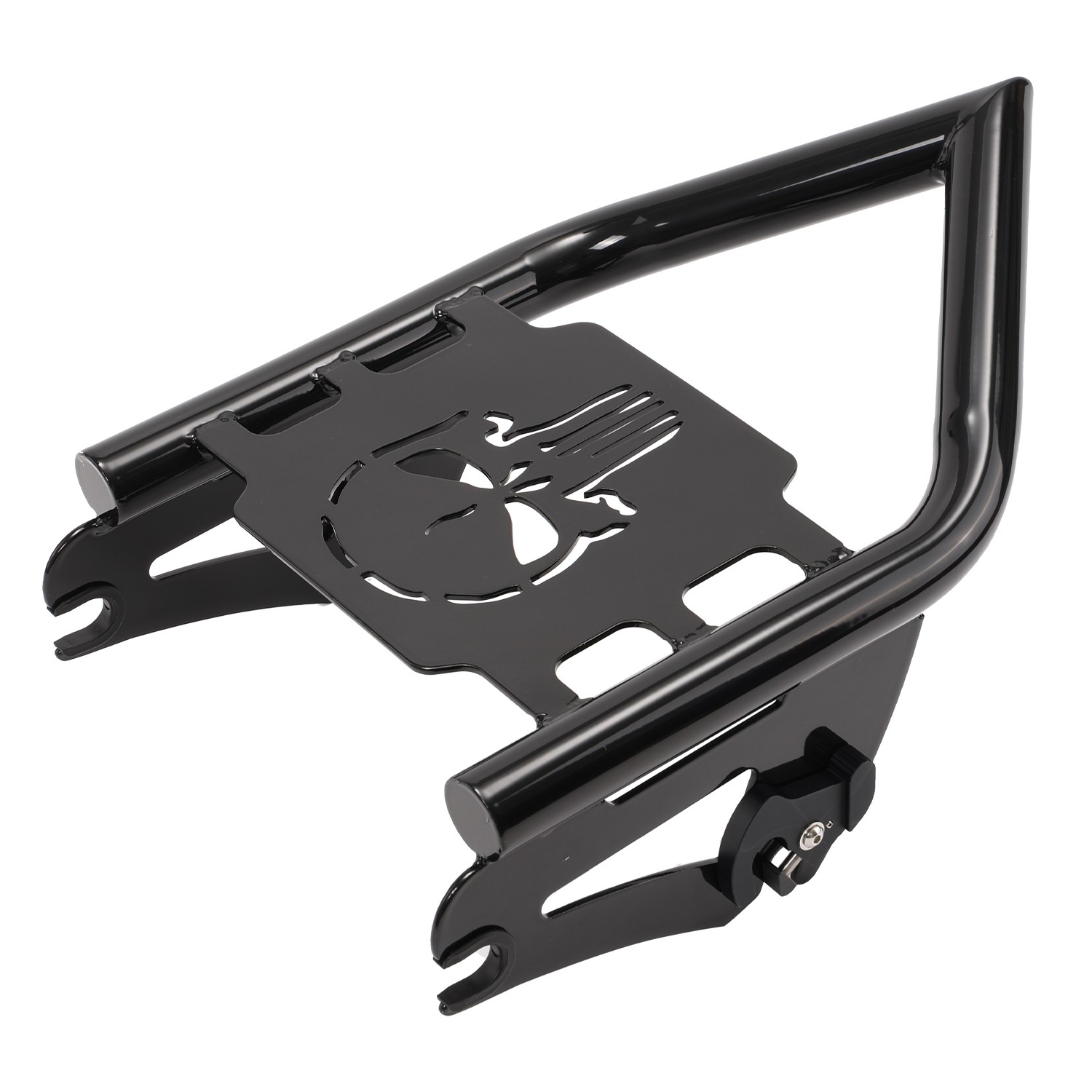 For 09-2025 Harley Touring Road King Glide Custom Two-Up Detachable Luggage Rack