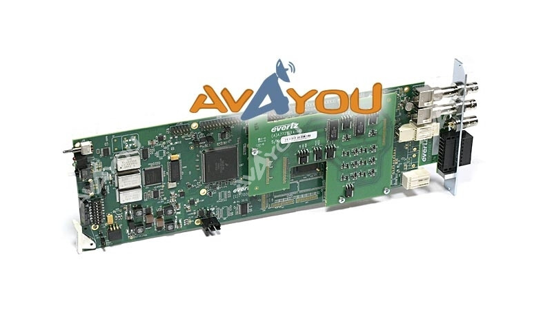 Evertz 7721DD4-HD HD/SD-SDI Quad Data De-embedder +3RU backplane