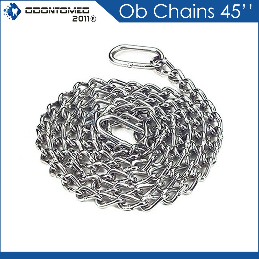 45'' Calf Pulling Chain Goat Forceps Leg Catch Short Breech Cattle Delivery