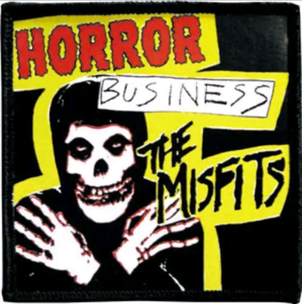 Misfits Horror Business Punk Band Embroidered Iron on Patch Est. 3" High Quality