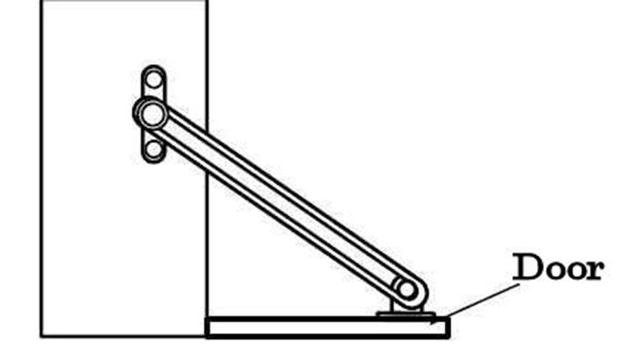 Friction Lid Support - Right Hand - Brass Plated 6"
