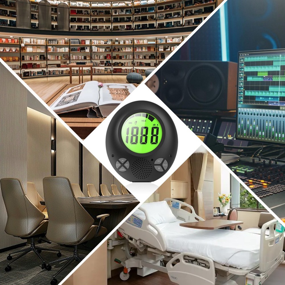 SWAREY Digital Decibel Meter with DIY Voice Warning & Remote Control