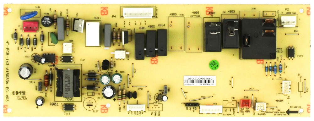 KitchenAid Whirlpool W10832879 Microwave Control Board