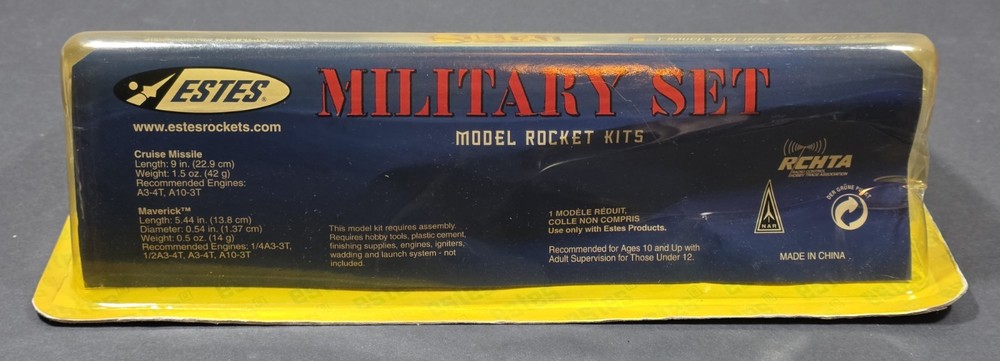 Estes Launchables Military Set EST1237 Build & Fly Model Rocket Kit - NEW