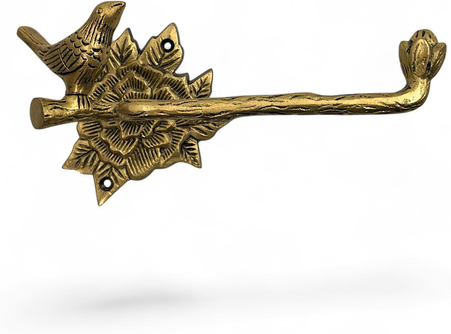 STYLENT Decor Solid Brass Bird Antique Toilet Paper Roll Holder Bathroom Accesso