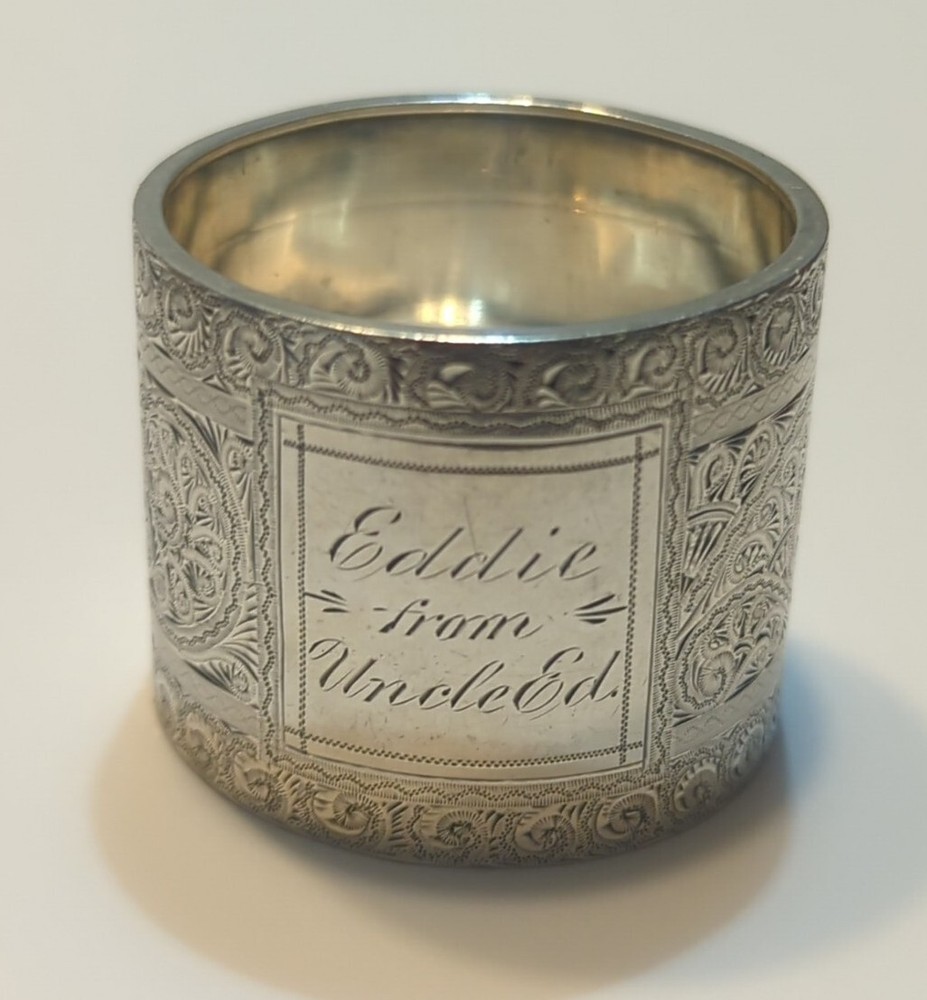 Antique Aesthetic Sterling Napkin Ring