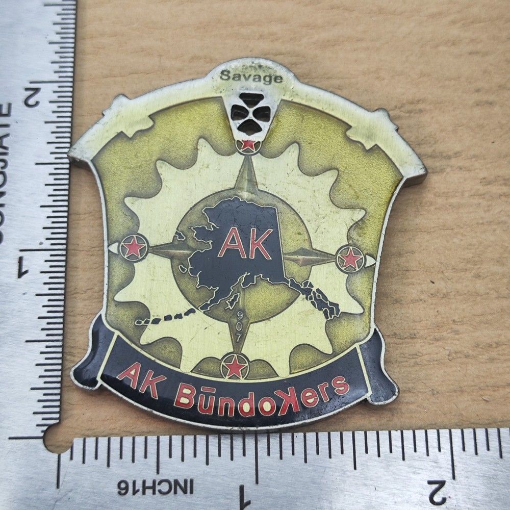 Savage Ak Bundokers Challenge Coin
