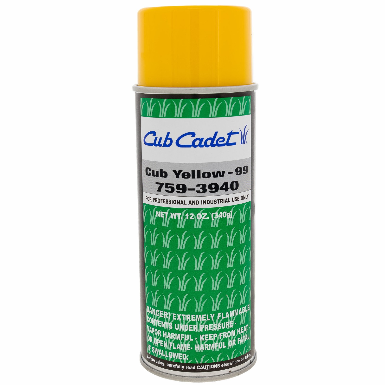 CUB CADET 759-3940 Cub Yellow 99 Spray Paint 12oz Aerosol Spray Paint Can