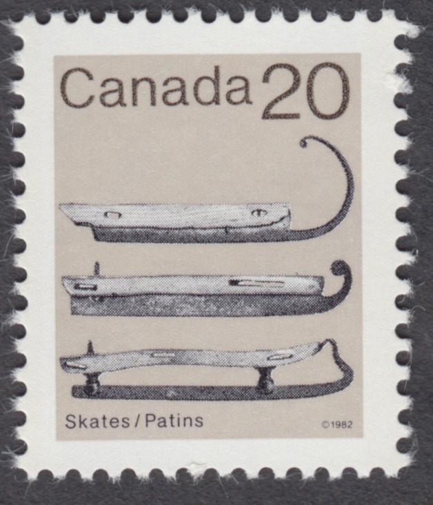 Canada - #922 Artifacts - Ice Skates - MNH