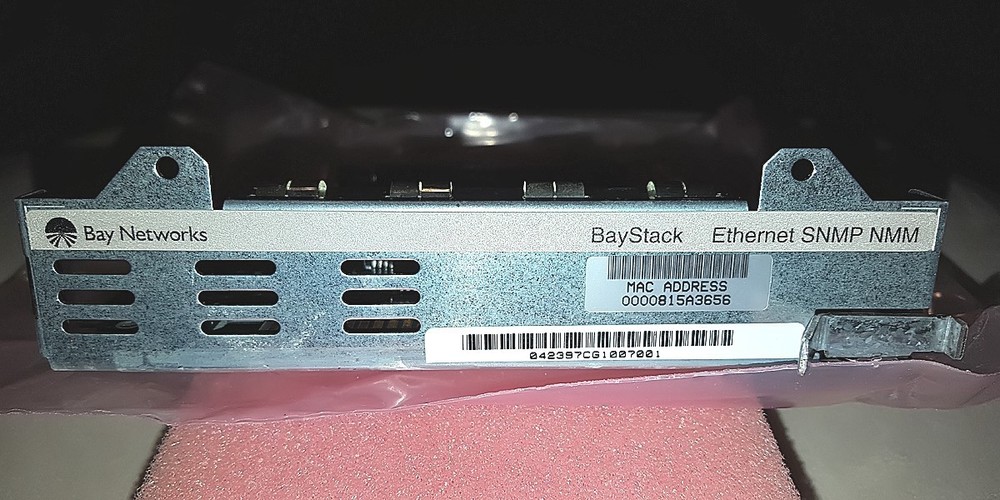 NEW - BAY NETWORKS BAYSTACK ETHERNET SNMP NMM NETWORK MODULE