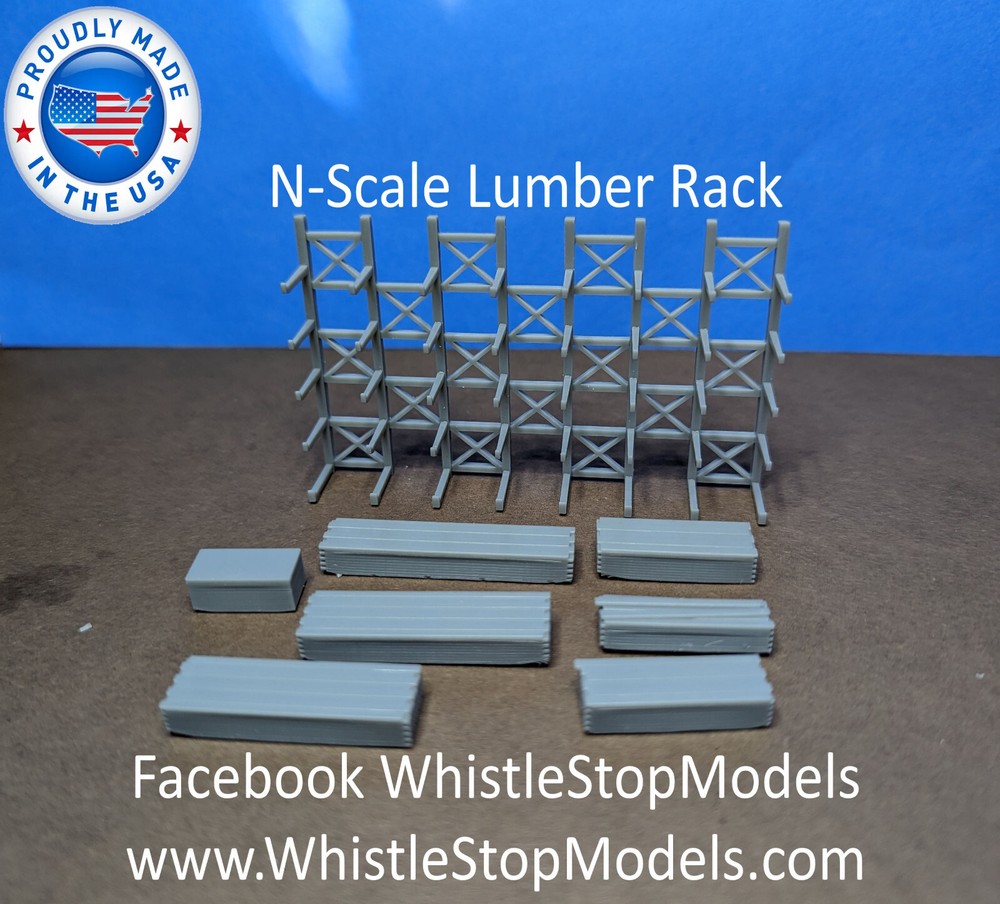 Z-Scale Modern Lumber Rack