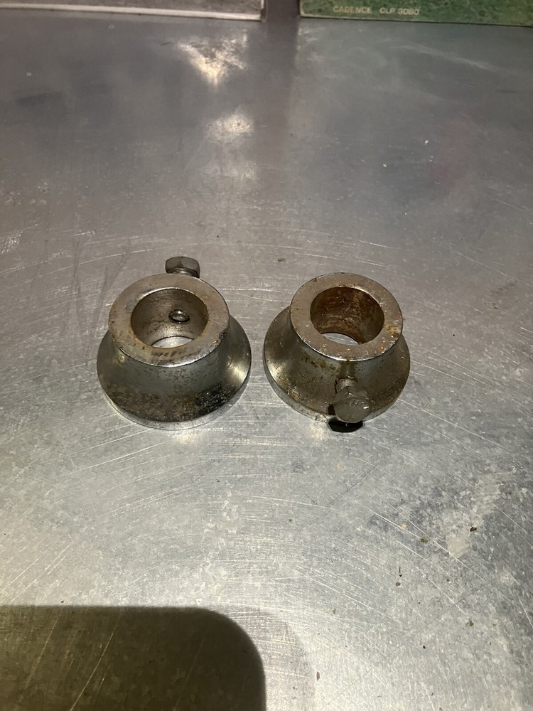 2 VINTAGE 1” WEIGHT PLATE COLLARS STANDARD
