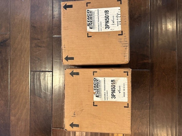 Staco Energy variable transformer 3PN501B NEW UNOPENED BOX