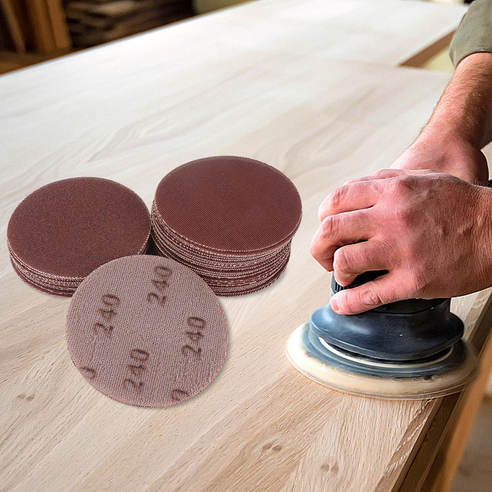 25Pcs Sanding Discs Hook&Loop Abrasive Dust Free Anti-Blocking Sharp Grinding