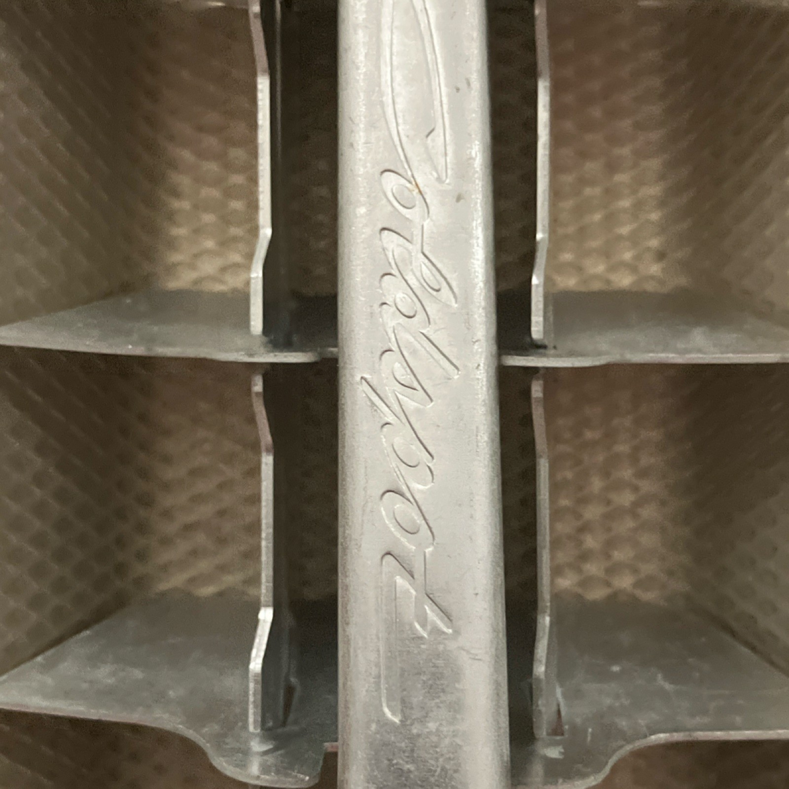 Coldspot & MW Metal Ice Cube Trays Set of 2, 18-Hole, Removable Divider, Silver