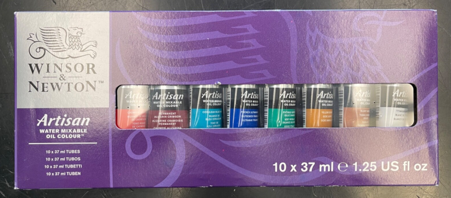 Winsor & Newton Artisan Water Mixable Oil Color Paint Set, 1.25-Oz (37Ml) Tubes,