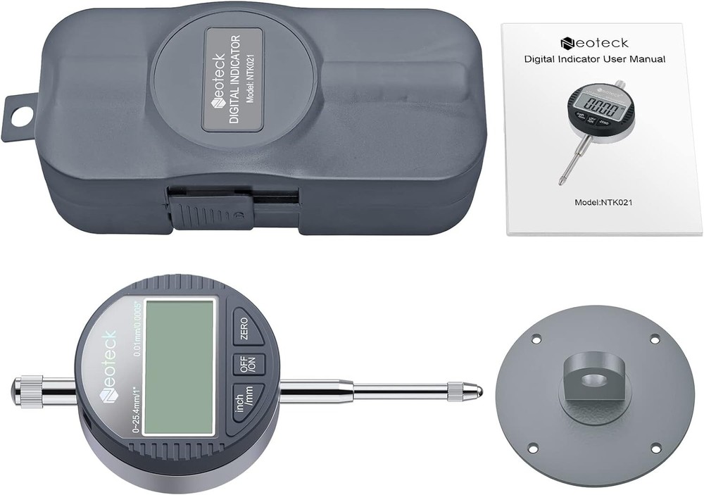 High Precision Accurate Digital Dial Indicator - Versatile - Switchable Ports
