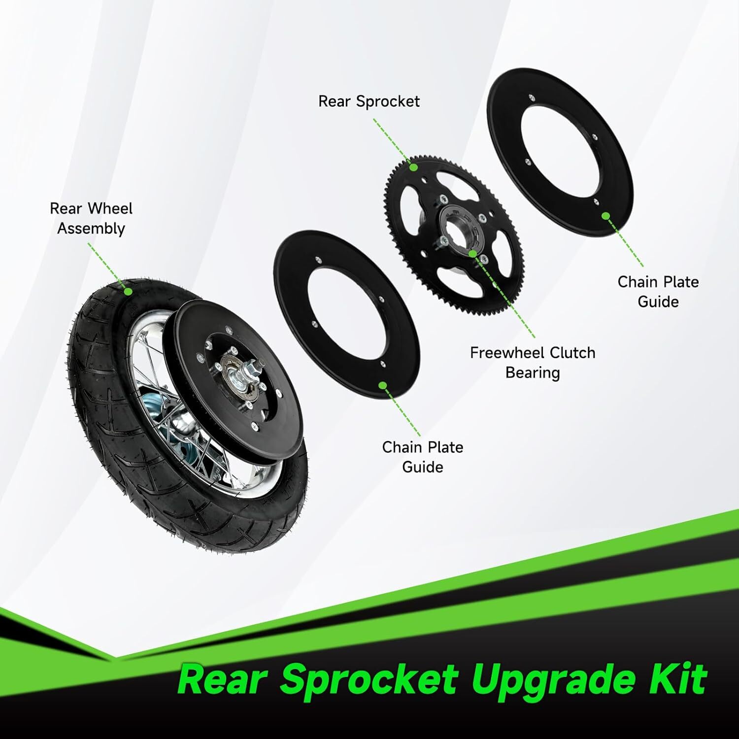 Rear Sprocket Freewheel Chain Plate Guide For Razor MX650 SX500 RSF650 Dirt Bike