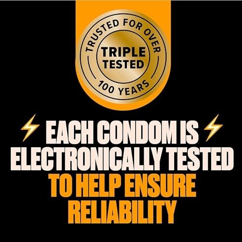 Premium Large Lubricated Condoms - Comfortable, Smooth, 24 Count Value Pack