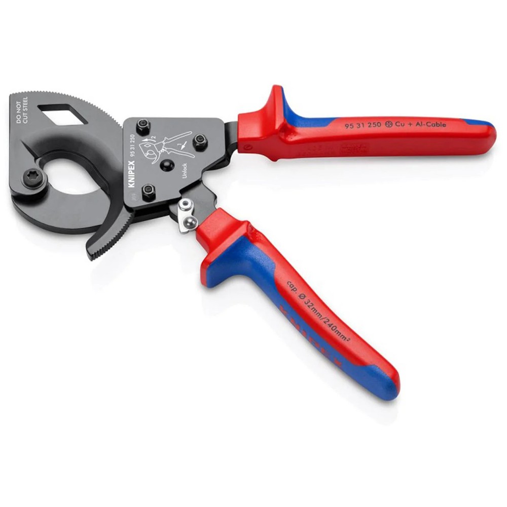 Knipex Ratcheting Cable Cutters (10")