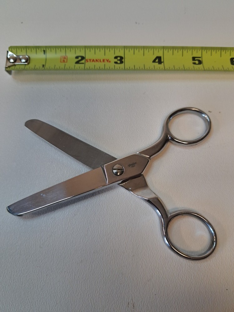 Gingher Scissors 5 Inch Rounded Pocket Shears Italy Blunt Tip