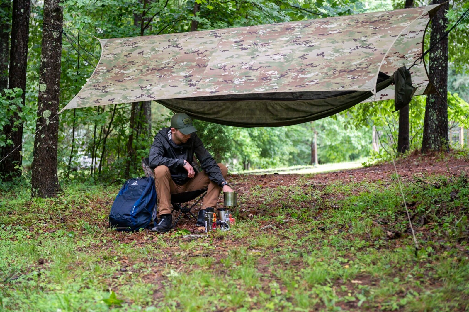 Litefighter Recon 1 Jungle Hammock & Waterproof Tarp OCP New Complete System