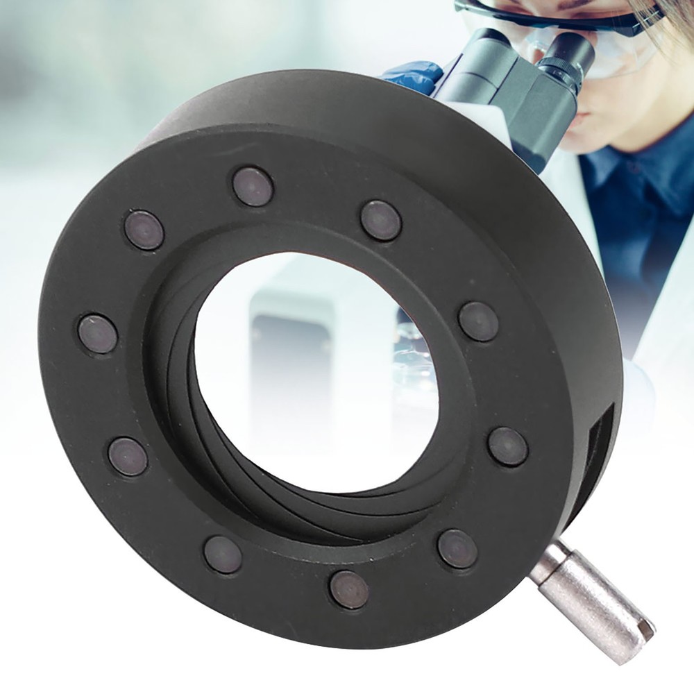 5 Metal Iris Aperture Adjustable Lens For Microscope Diaphragm