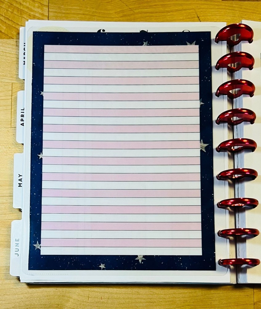 Spending Log Dashboard Insert 4 use with HAPPY Planner-