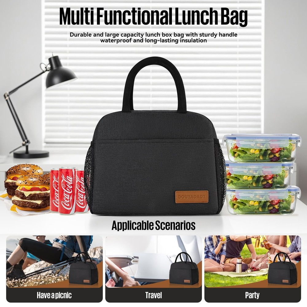 Lunch Bag /Men Lunch /Men (black)