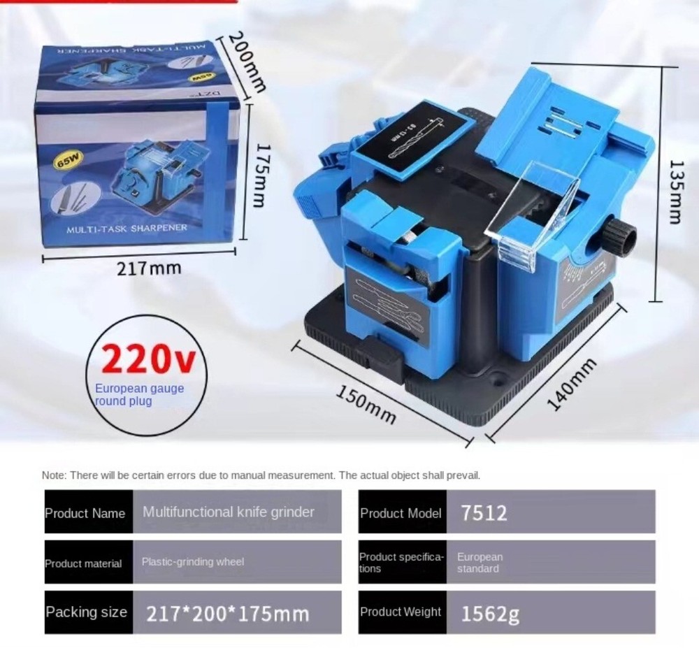 Sharpener Multifunction Electric Sharpener 220V-240V Drill Bit Sharpening Tools