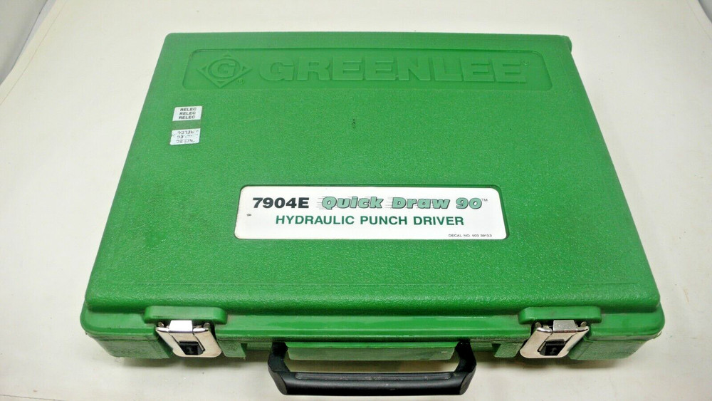 Greenlee 7904-E Quick Draw 90 Hydraulic Punch Driver Kit