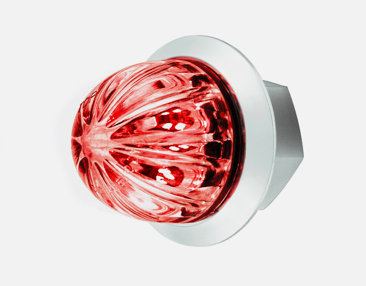 2 LED DUAL FUNCTION MINI WATERMELON LIGHT (CLEARANCE/MARKER) - RED LED/CLEAR LEN