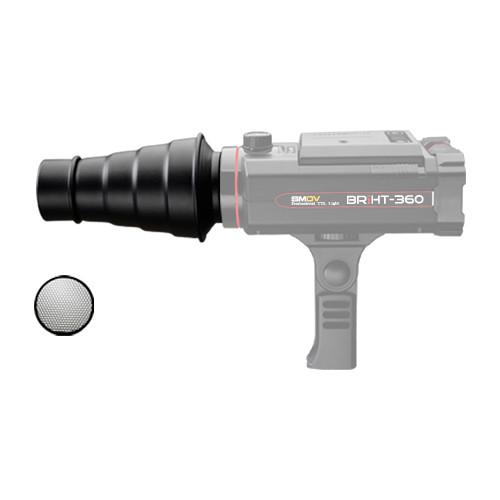 SMDV BRiHT BR-40 Snoot+Honeycom Flash Lamp Light Reflector Camera Diffuser