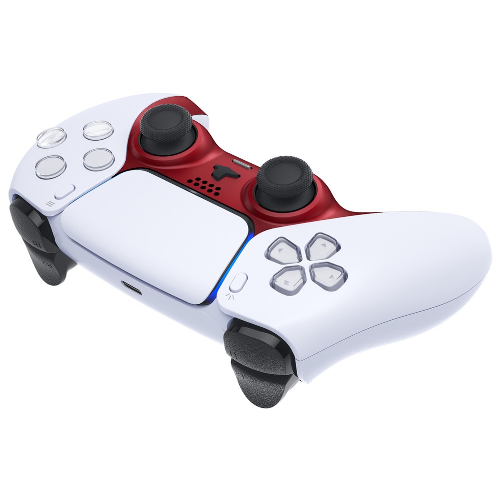 DIY Replacement Cover With Accent Rings Decorative Trim Shell For PS5 Controller