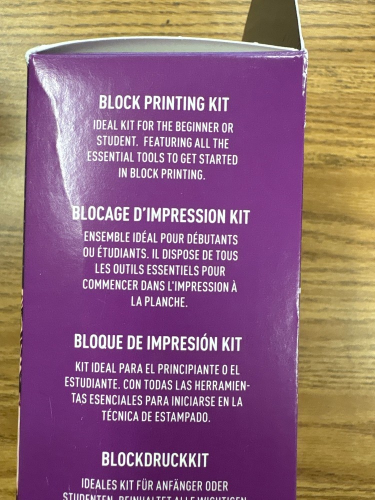 Speedball Super Value Block Printing Kit New
