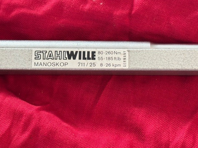 stahlwille manoskop torque wrench 80-260 Nm, 55-185 ft.lb 711/25