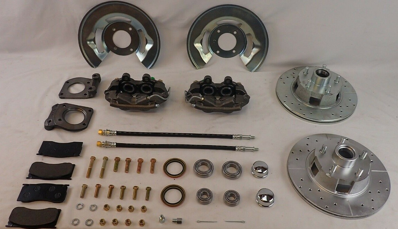 1964 1965 1966 1967 Ford Mustang front disc brake conversion v-8 4 piston