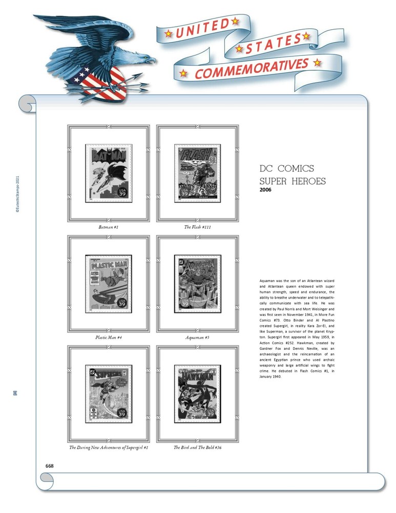 2006 U.S. Commemorative Singles COMPLETE Supplement (White Ace Alternative)