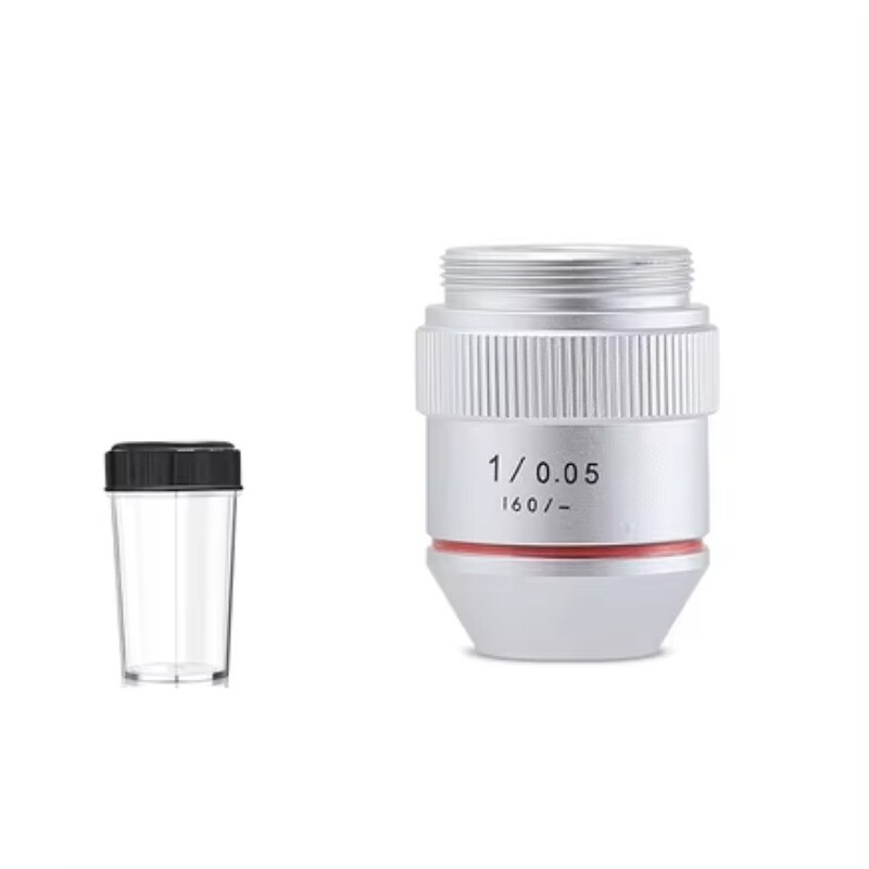Microscope 1X 2X Achromatic 160 Infinity Objective Lens RMS Thread 45mm 65mm