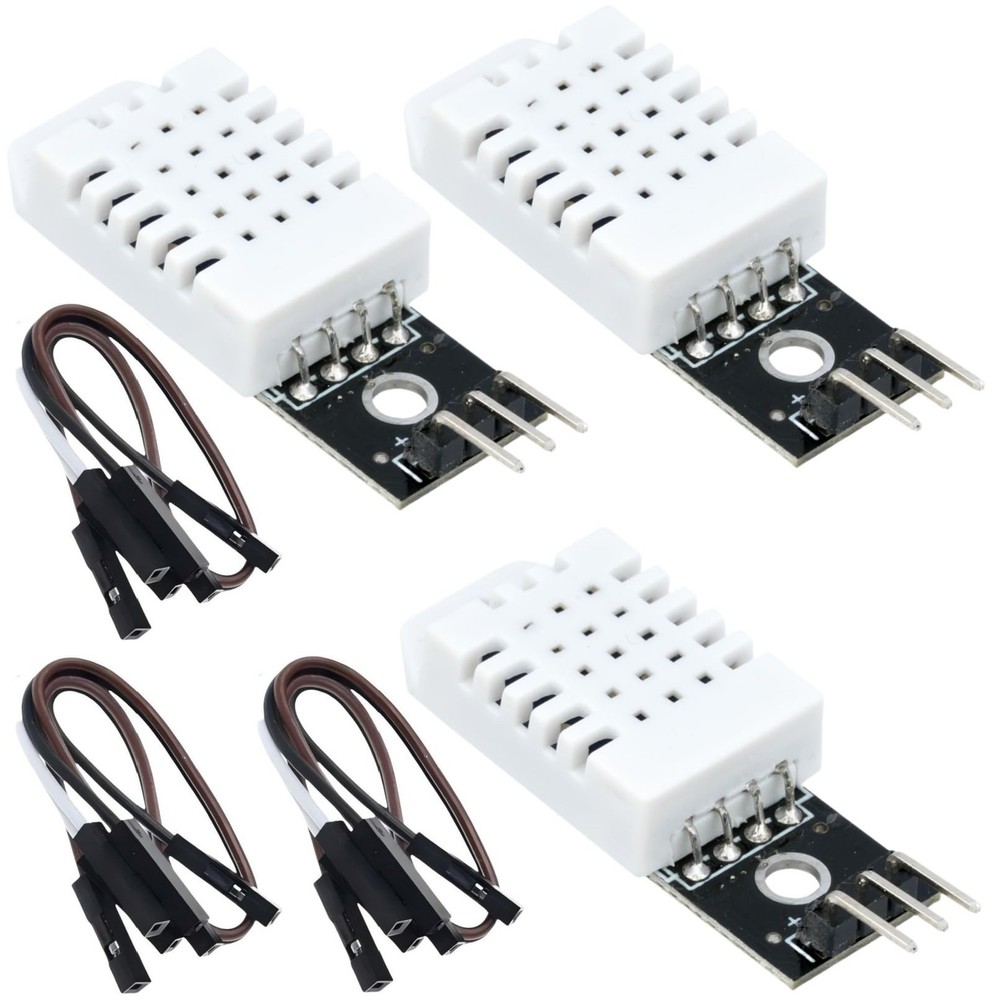 3Pcs DHT22 Digital Temperature and Humidity Sensor AM2302 Module Replace SHT1...