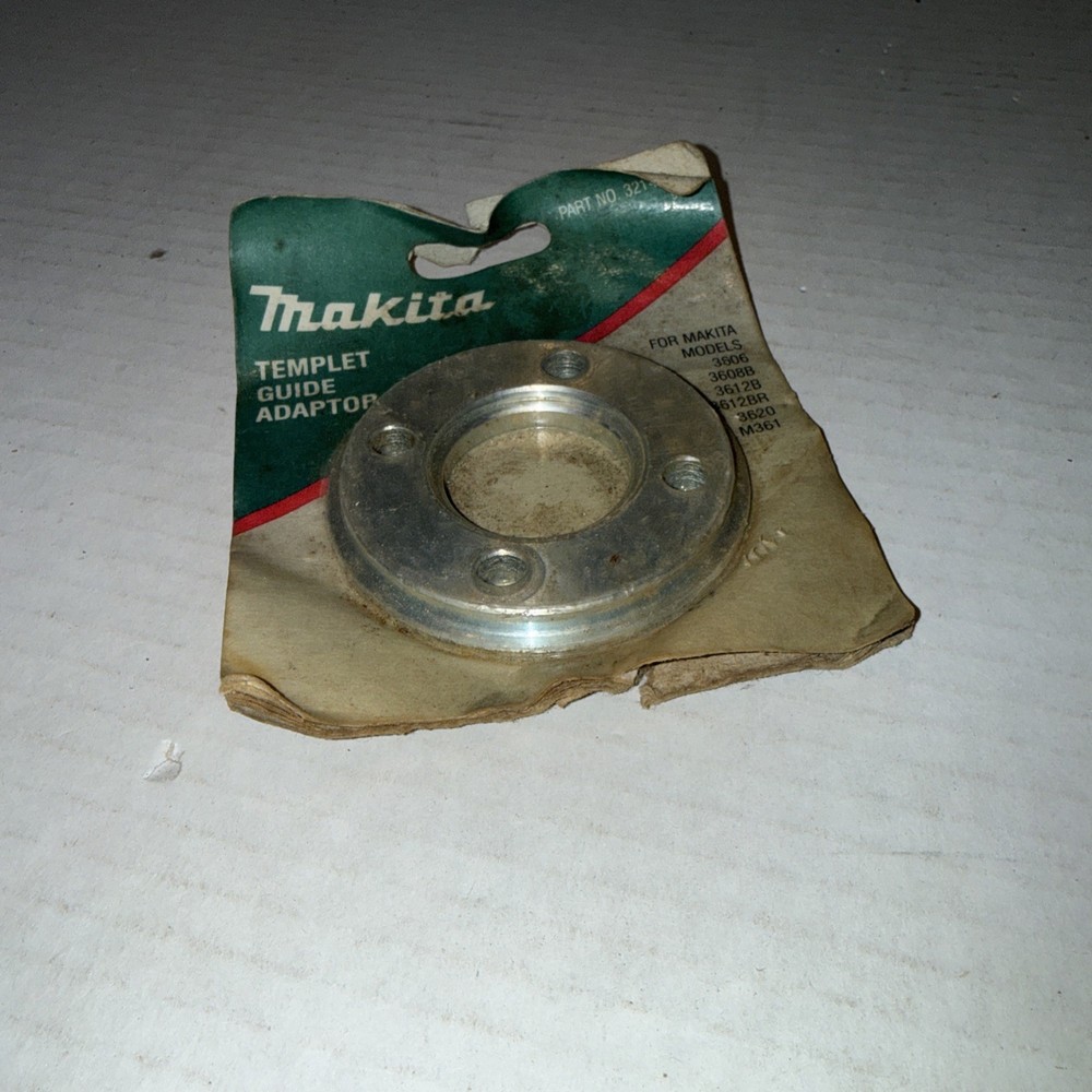 RouterTemplate Guide Bushing Adaptor Makita Tool Multiple Models Packing Damaged