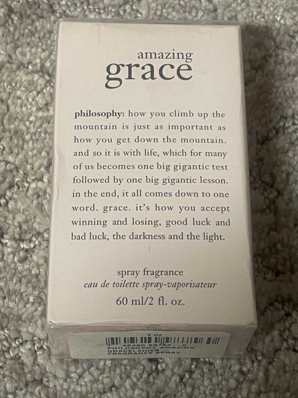 $64 Amazing Grace By Philosophy, 2 Oz Edt Spray For Women SEALED BOXES HTF