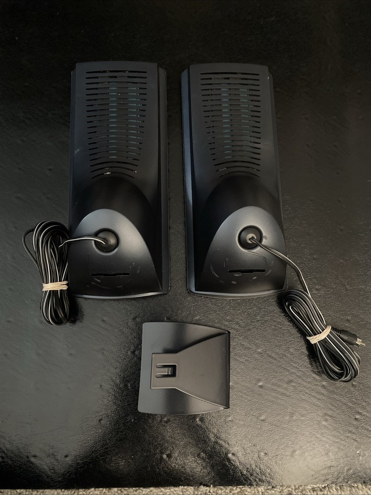 MONSOON MH-500 Flat Panel 2.1 PC Multimedia Satellite Planar Speakers *READ*