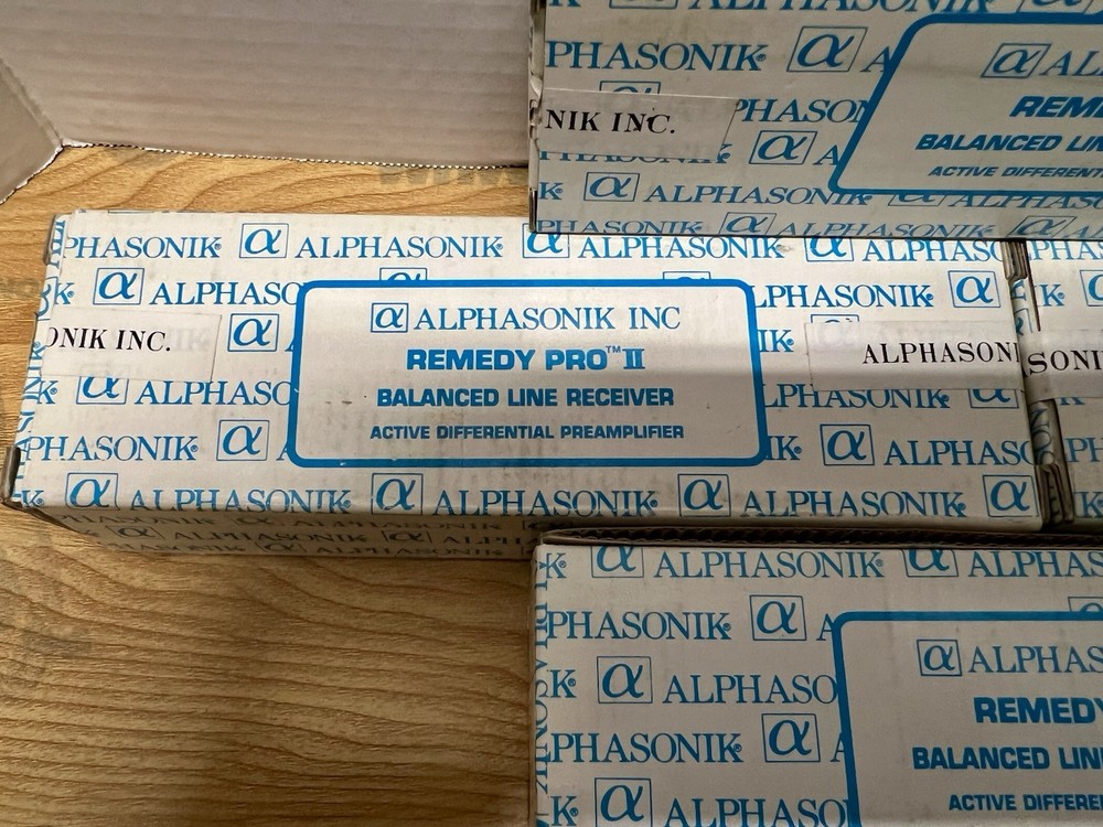 Alphasonik Pro Ballanced Line Active Differerential Transmitter & Receivers (4)