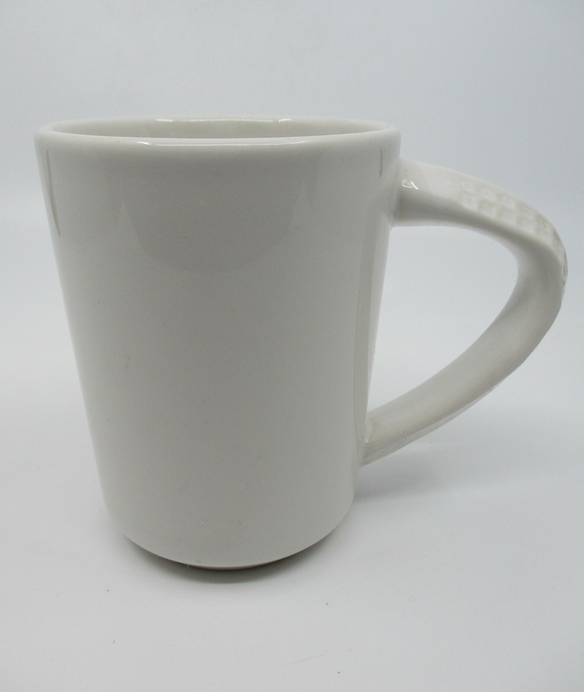 MICHAEL WAINWRIGHT MANHATTAN WHITE MUG - 4 1/2"   1410D