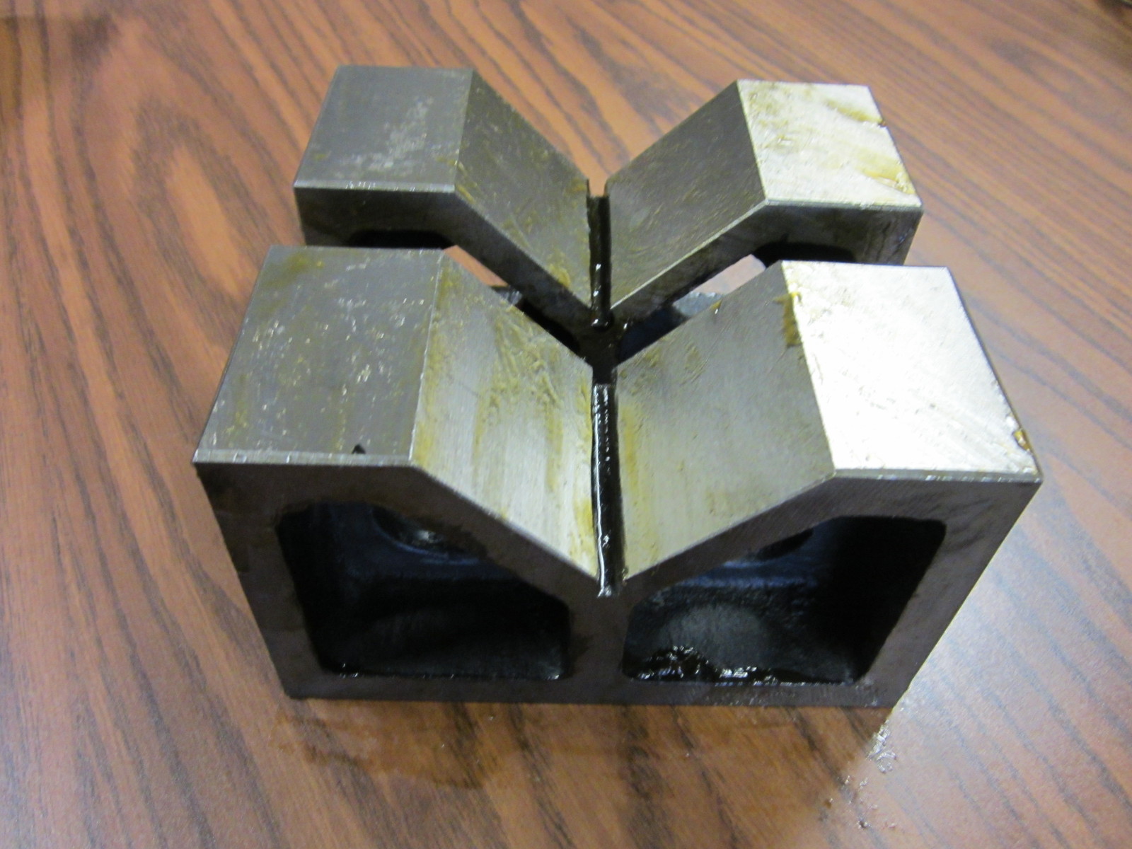 6" Steel V-Block Matched Pairs--Accurately ground--new