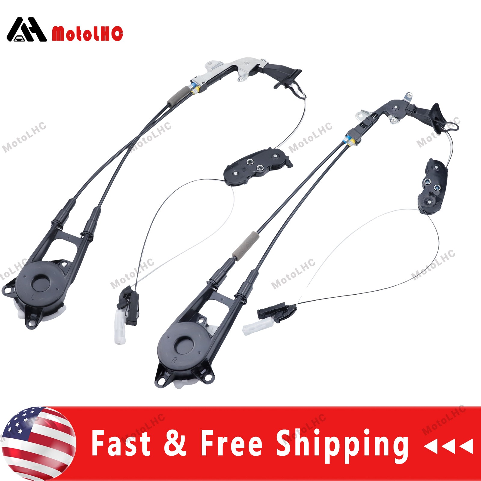 FOR TOYOTA SIENNA 2011-2020 DRIVER &PASSENGER SLIDING DOOR CABLE 85016/85015
