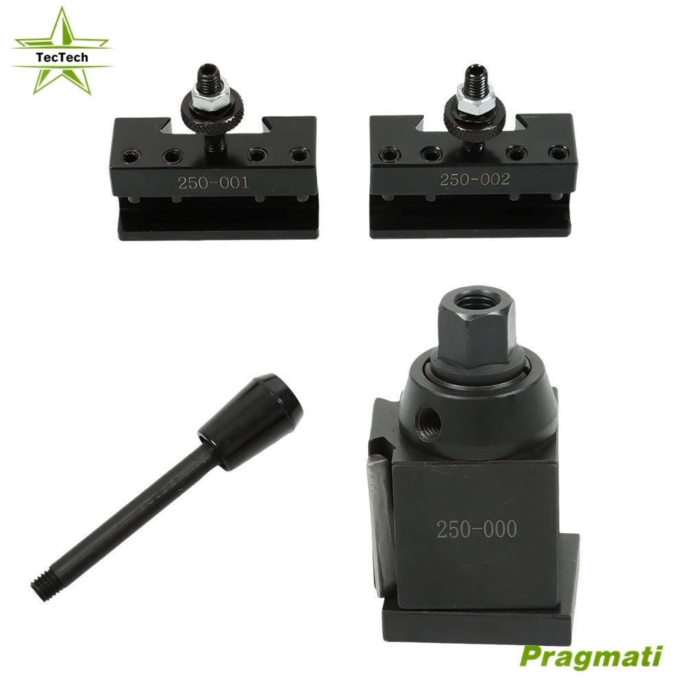 3Pack OXA 250-000 Wedge Type Quick Change Tool Post Set Swing Dia 8" New